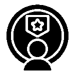 Icon representing full control over tech stack