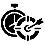 Icon representing faster build process